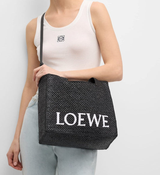 SAINT LAURENT Hobo YSL Shoulder Bag in Raffia