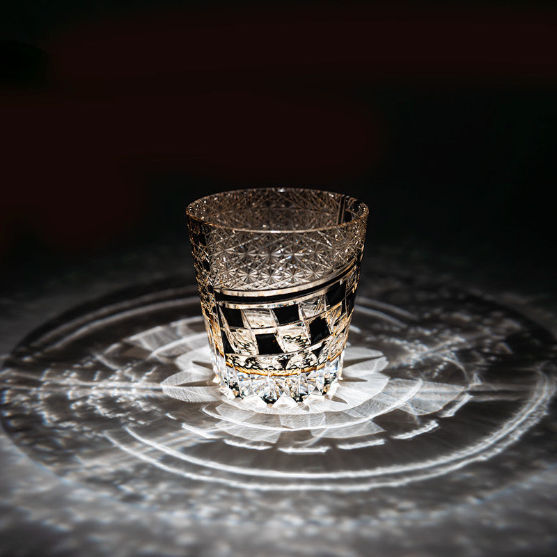 Kirikoya™ Dragon’s Eye Edo Kiriko Glass Cup