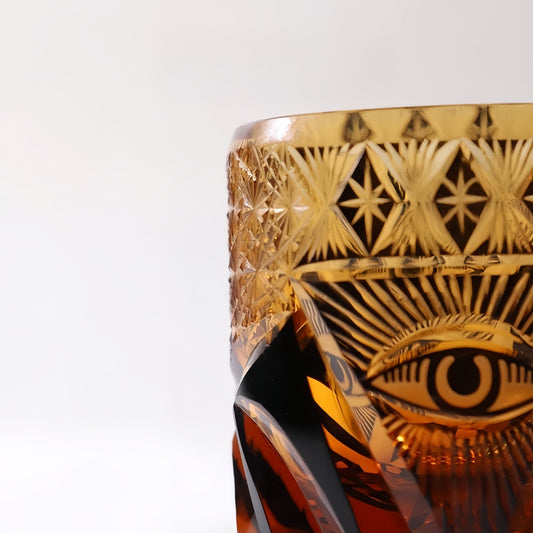 Kirikoya™ Eye of God Edo Kiriko Glass Cup