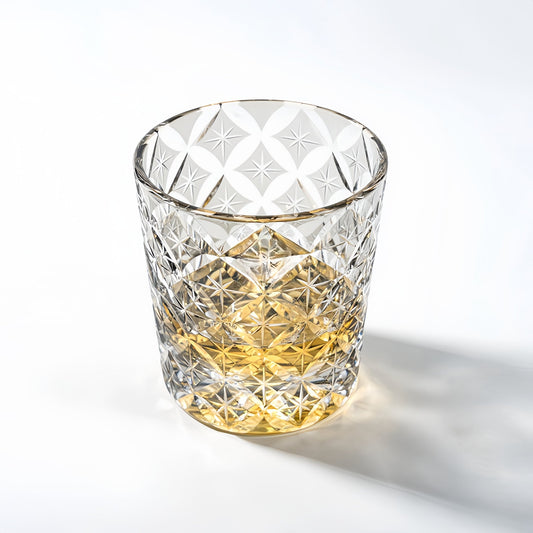 Kirikoya™ Vertex Edo Kiriko Crystal Glass Cup
