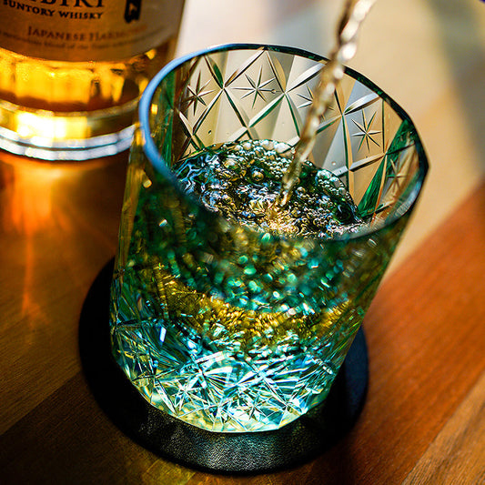 Kirikoya™ Stellar Edo Kiriko Glass Cup