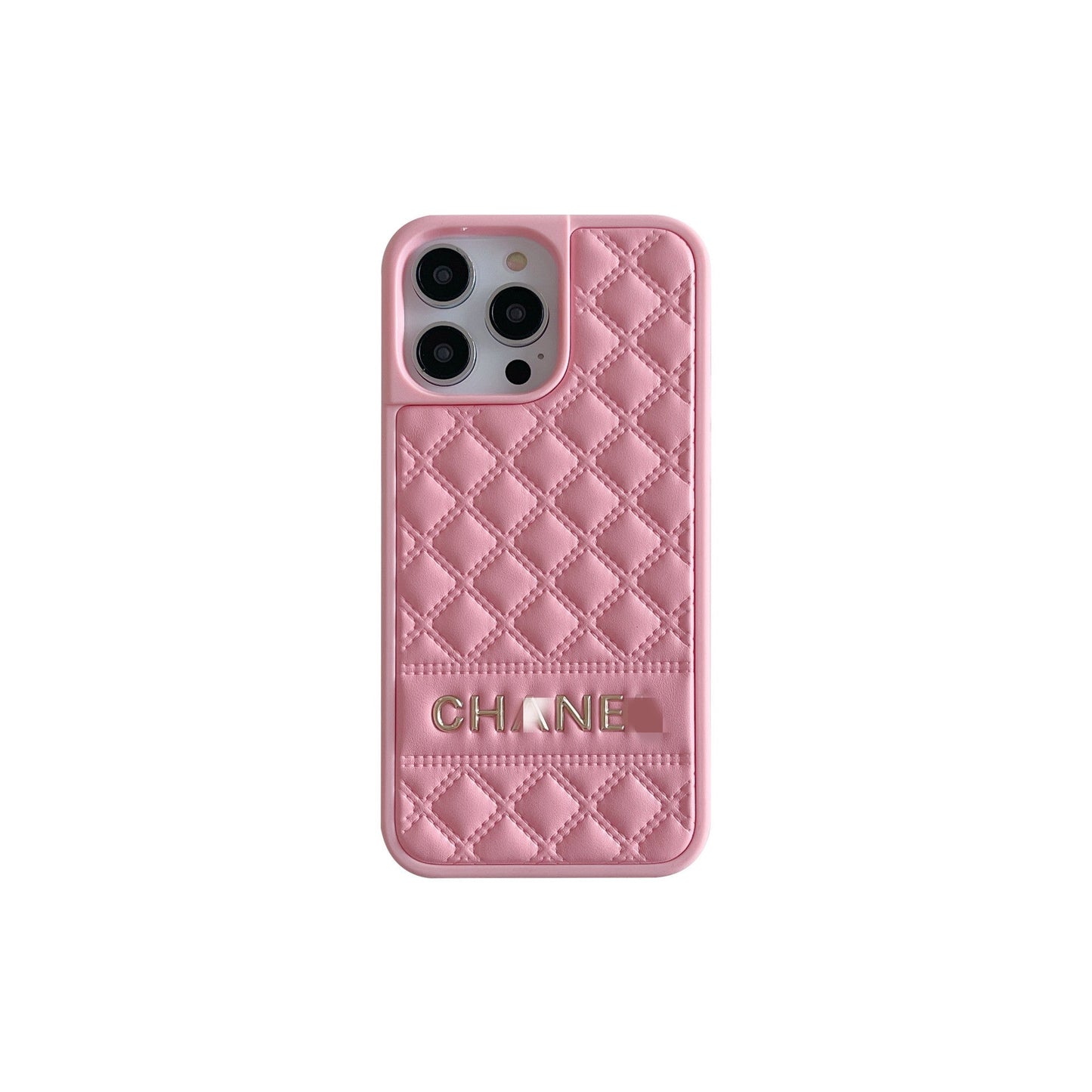 VINTAGE LEATHER CC IPHONE CASE PINK