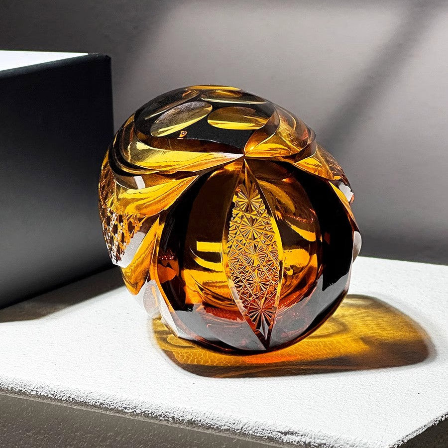 Kirikoya™ Owl Whiskey Edo Kiriko Glass Cup