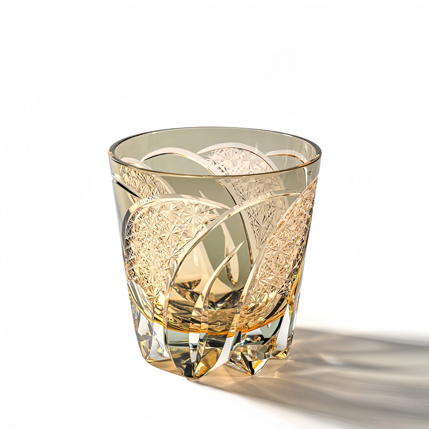 Kirikoya™ Moonbow Edo Kiriko Glass Cup