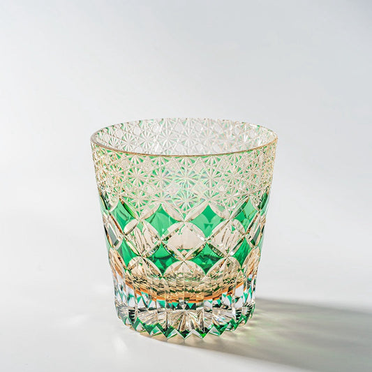 Kirikoya™ Crown Edo Kiriko Glass Cup