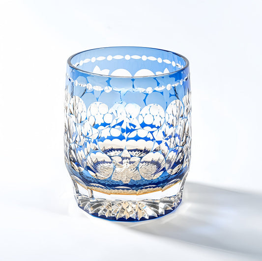 Kirikoya™ Blossom Edo Kiriko Glass Cup