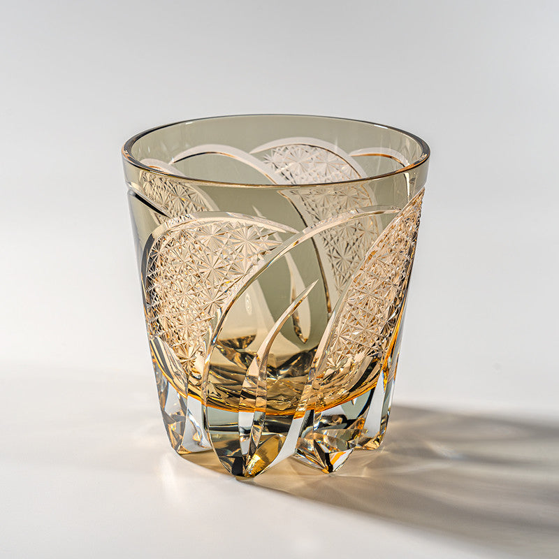 Kirikoya™ Moonbow Edo Kiriko Glass Cup