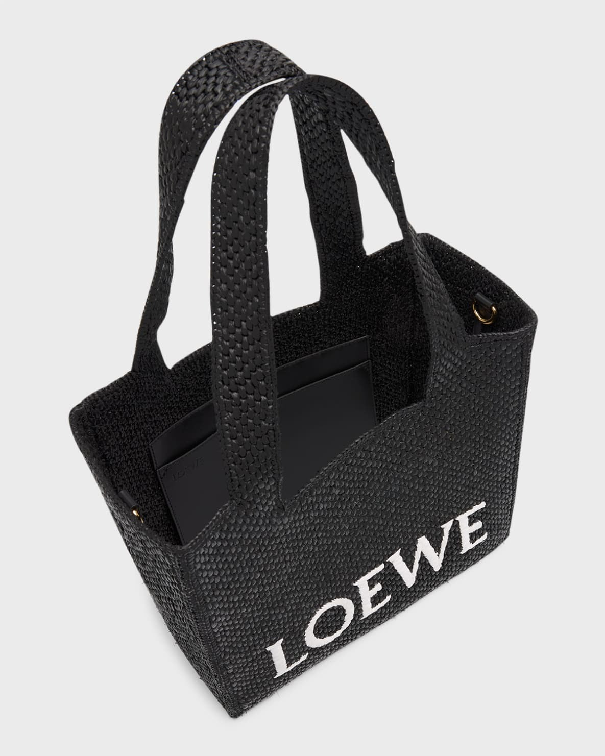 SAINT LAURENT Hobo YSL Shoulder Bag in Raffia