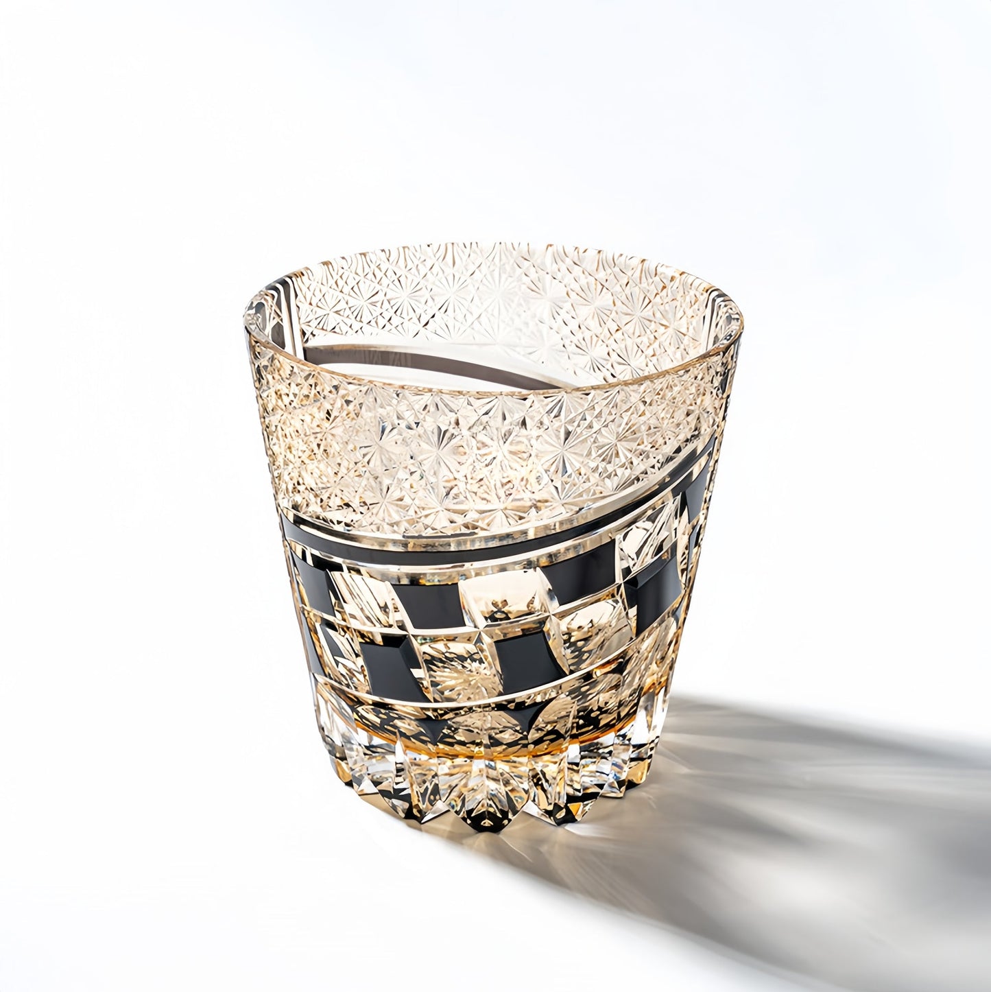 Kirikoya™ Dragon’s Eye Edo Kiriko Glass Cup