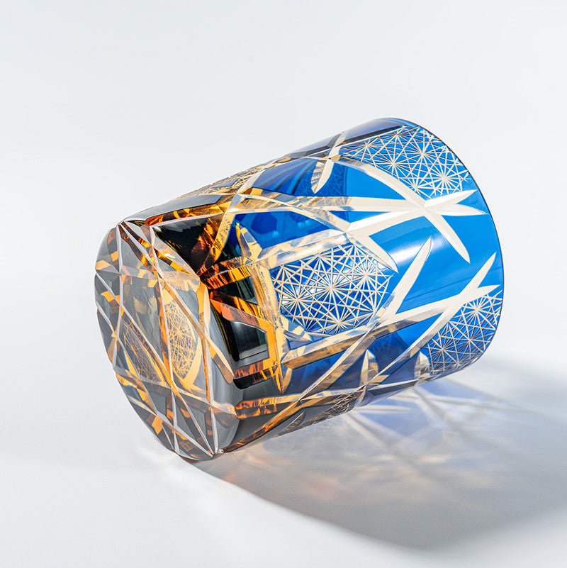 Kirikoya™ Lightning Edo Kiriko Glass Cup