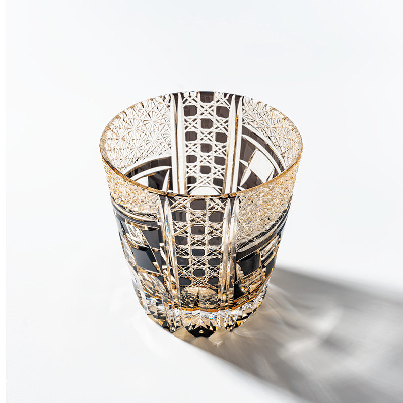 Kirikoya™ Dragon’s Eye Edo Kiriko Glass Cup