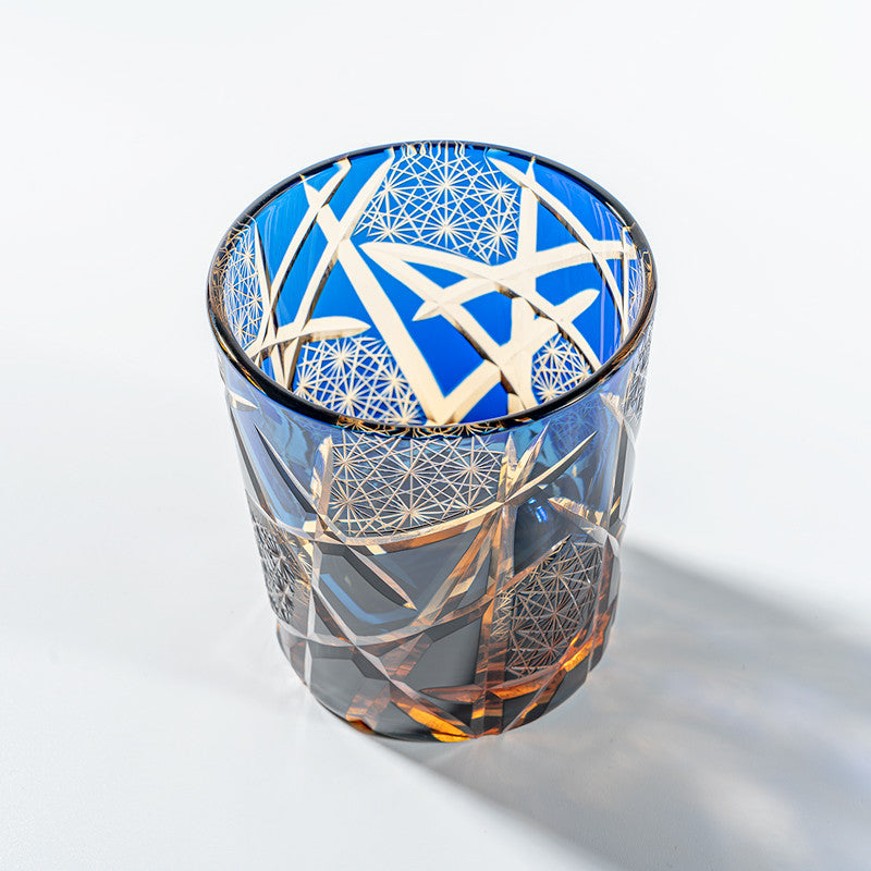 Kirikoya™ Lightning Edo Kiriko Glass Cup