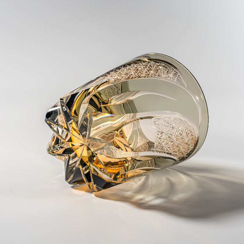 Kirikoya™ Moonbow Edo Kiriko Glass Cup