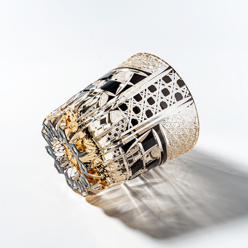 Kirikoya™ Dragon’s Eye Edo Kiriko Glass Cup