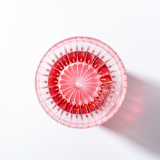 Kirikoya™ Red Wheat Awn Edo Kiriko Glass Cup
