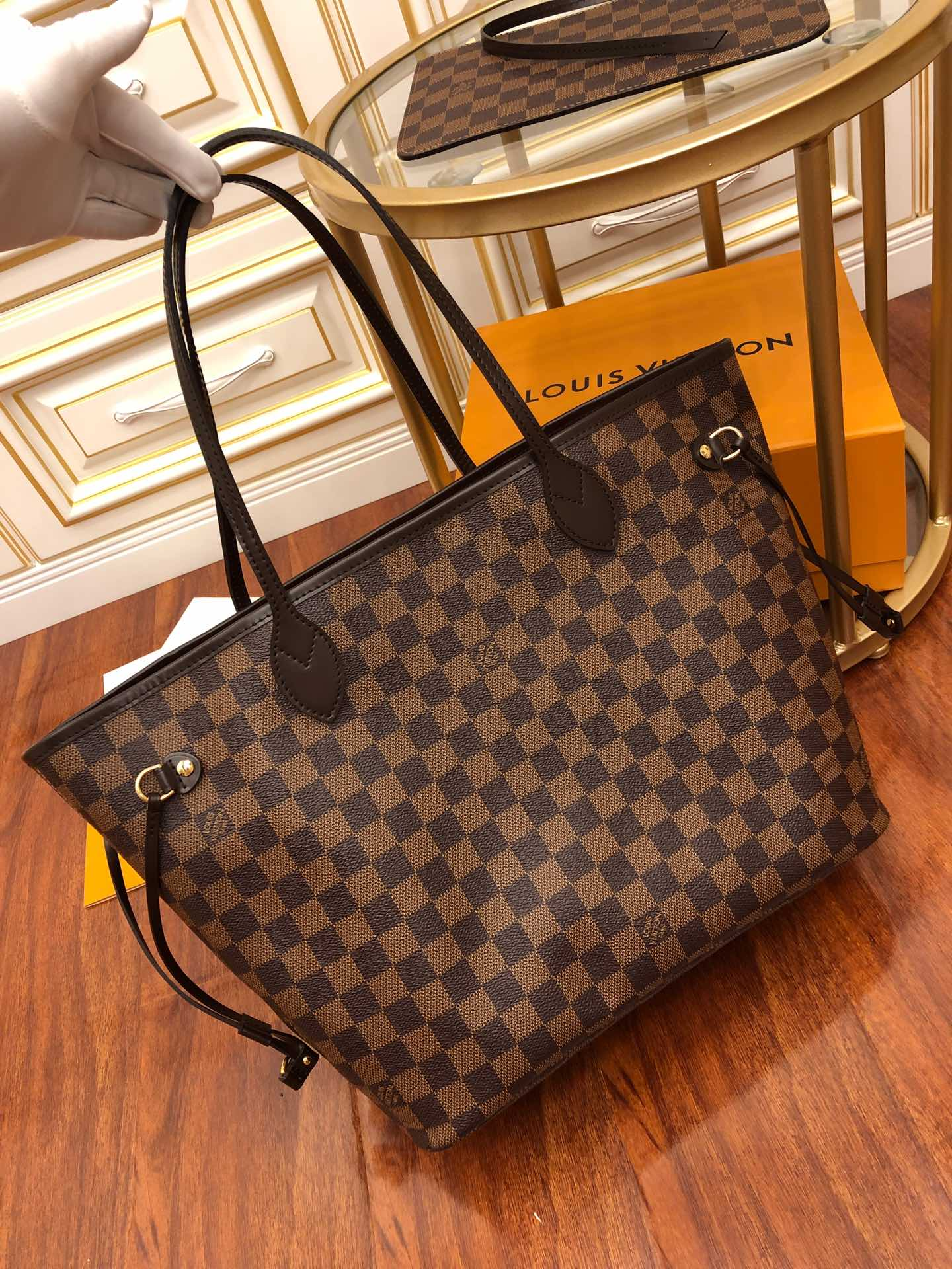 Louis Vuitton Ebene Monogram Leather Bag