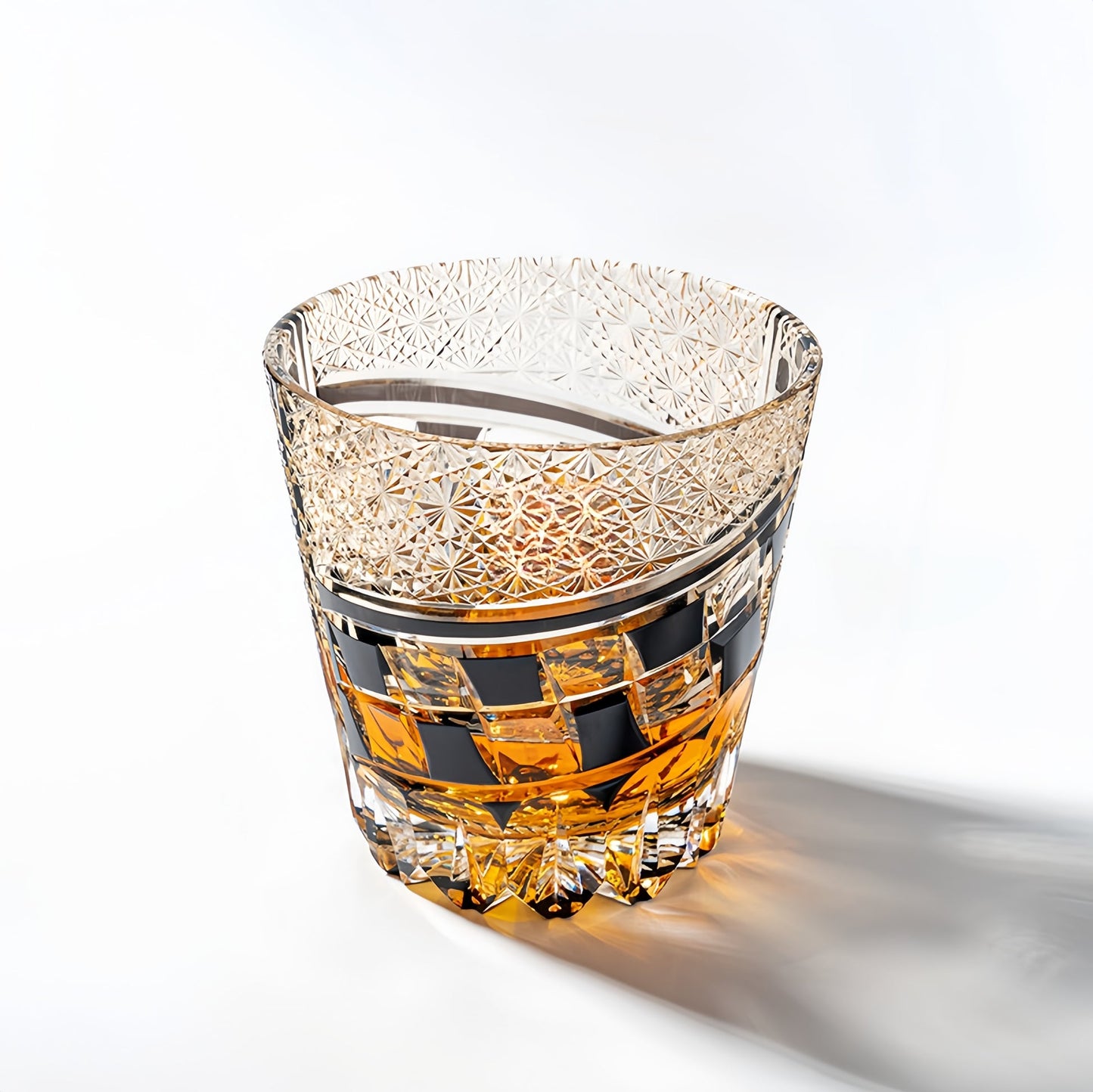 Kirikoya™ Dragon’s Eye Edo Kiriko Glass Cup