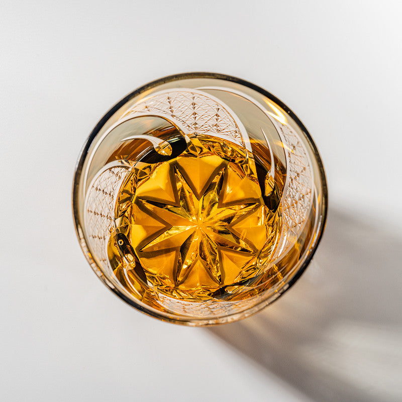 Kirikoya™ Moonbow Edo Kiriko Glass Cup