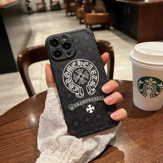 CHROME HEARTS BLACK IPHONE CASE